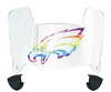 Philadelphia Eagles Limited Edition Mini Football Helmet Visor Shield w/ Clips - PICK VISOR & LOGO COLOR