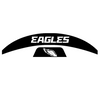 Philadelphia Eagles MIDI Mid Size SpeedFlex Football Helmet Front & Back Bumper Decal Set - Pick Color