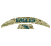 Philadelphia Eagles MIDI Mid Size SpeedFlex Football Helmet Front & Back Bumper Decal Set - Pick Color