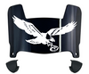 Philadelphia Eagles Retro Throwback Mini Football Helmet Visor Shield w/ Clips - PICK VISOR & LOGO COLOR