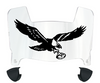 Philadelphia Eagles Retro Throwback Mini Football Helmet Visor Shield w/ Clips - PICK VISOR & LOGO COLOR