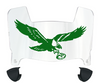 Philadelphia Eagles Retro Throwback Mini Football Helmet Visor Shield w/ Clips - PICK VISOR & LOGO COLOR