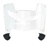 Philadelphia Eagles Retro Throwback Mini Football Helmet Visor Shield w/ Clips - PICK VISOR & LOGO COLOR
