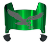 Philadelphia Eagles Retro Throwback Mini Football Helmet Visor Shield w/ Clips - PICK VISOR & LOGO COLOR