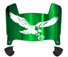 Philadelphia Eagles Retro Throwback Mini Football Helmet Visor Shield w/ Clips - PICK VISOR & LOGO COLOR