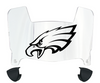 Philadelphia Eagles Mini Football Helmet Visor Shield w/ Clips - PICK VISOR & LOGO COLOR