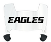 Philadelphia Eagles Mini Football Helmet Visor Shield w/ Clips - PICK VISOR & LOGO COLOR