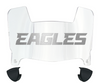 Philadelphia Eagles Mini Football Helmet Visor Shield w/ Clips - PICK VISOR & LOGO COLOR