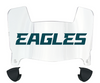 Philadelphia Eagles Mini Football Helmet Visor Shield w/ Clips - PICK VISOR & LOGO COLOR