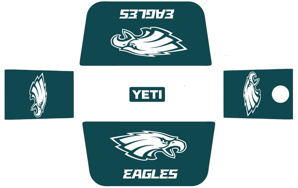 Philadelphia Eagles Wrap Kit YETI Coolers Tundra Roadie Haul PICK COLOR –  SportsJewelryProShop