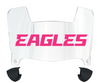 Philadelphia Eagles Limited Edition Mini Football Helmet Visor Shield w/ Clips - PICK VISOR & LOGO COLOR