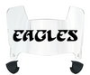 Philadelphia Eagles Retro Throwback Mini Football Helmet Visor Shield w/ Clips - PICK VISOR & LOGO COLOR
