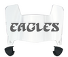 Philadelphia Eagles Retro Throwback Mini Football Helmet Visor Shield w/ Clips - PICK VISOR & LOGO COLOR