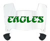 Philadelphia Eagles Retro Throwback Mini Football Helmet Visor Shield w/ Clips - PICK VISOR & LOGO COLOR