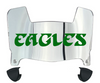 Philadelphia Eagles Retro Throwback Mini Football Helmet Visor Shield w/ Clips - PICK VISOR & LOGO COLOR