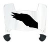 Philadelphia Eagles Retro Throwback Mini Football Helmet Visor Shield w/ Clips - PICK VISOR & LOGO COLOR