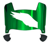 Philadelphia Eagles Retro Throwback Mini Football Helmet Visor Shield w/ Clips - PICK VISOR & LOGO COLOR