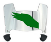 Philadelphia Eagles Retro Throwback Mini Football Helmet Visor Shield w/ Clips - PICK VISOR & LOGO COLOR