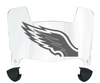 Philadelphia Eagles Mini Football Helmet Visor Shield w/ Clips - PICK VISOR & LOGO COLOR