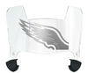 Philadelphia Eagles Mini Football Helmet Visor Shield w/ Clips - PICK VISOR & LOGO COLOR