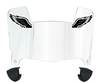 Philadelphia Eagles Mini Football Helmet Visor Shield w/ Clips - PICK VISOR & LOGO COLOR
