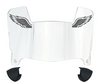 Philadelphia Eagles Mini Football Helmet Visor Shield w/ Clips - PICK VISOR & LOGO COLOR