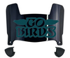 Philadelphia Eagles Mini Football Helmet Visor Shield w/ Clips - PICK VISOR & LOGO COLOR