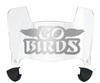 Philadelphia Eagles Mini Football Helmet Visor Shield w/ Clips - PICK VISOR & LOGO COLOR
