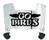 Philadelphia Eagles Mini Football Helmet Visor Shield w/ Clips - PICK VISOR & LOGO COLOR