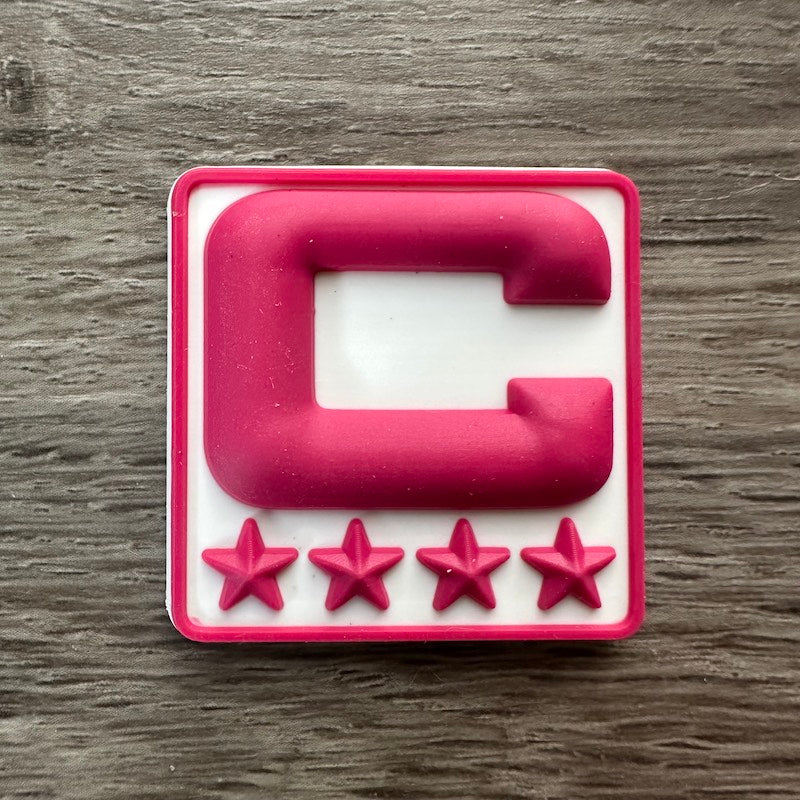 Pink 3D Football Helmet Bumper Captain Patch Jersey C Style - Perfect for Adult & Youth Full Size Football Helmets