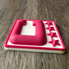 Pink 3D Football Helmet Bumper Captain Patch Jersey C Style - Perfect for Adult & Youth Full Size Football Helmets