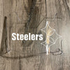Pittsburgh Steelers Full Size Football Helmet Visor Shield Clear w/ Clips - PICK LOGO COLOR