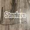 Pittsburgh Steelers Full Size Football Helmet Visor Shield Clear w/ Clips - PICK LOGO COLOR