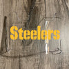 Pittsburgh Steelers Full Size Football Helmet Visor Shield Clear w/ Clips - PICK LOGO COLOR