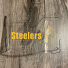 Pittsburgh Steelers Full Size Football Helmet Visor Shield Clear w/ Clips - PICK LOGO COLOR