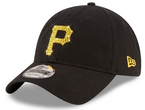 Pittsburgh Pirates Swarovski Crystal Bling Womens New Era Adjustable Hat