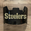 Pittsburgh Steelers Full Size Football Helmet Visor Shield Black Dark Tint w/ Clips - PICK LOGO COLOR