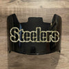 Pittsburgh Steelers Full Size Football Helmet Visor Shield Black Dark Tint w/ Clips - PICK LOGO COLOR