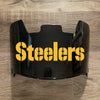 Pittsburgh Steelers Full Size Football Helmet Visor Shield Black Dark Tint w/ Clips - PICK LOGO COLOR