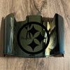 Pittsburgh Steelers Full Size Football Helmet Visor Shield Gold Iridium Mirror w/ Clips - PICK LOGO COLOR