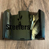 Pittsburgh Steelers Full Size Football Helmet Visor Shield Gold Iridium Mirror w/ Clips - PICK LOGO COLOR