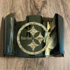 Pittsburgh Steelers Full Size Football Helmet Visor Shield Gold Iridium Mirror w/ Clips - PICK LOGO COLOR