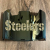 Pittsburgh Steelers Full Size Football Helmet Visor Shield Gold Iridium Mirror w/ Clips - PICK LOGO COLOR