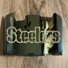 Pittsburgh Steelers Full Size Football Helmet Visor Shield Gold Iridium Mirror w/ Clips - PICK LOGO COLOR