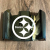 Pittsburgh Steelers Full Size Football Helmet Visor Shield Gold Iridium Mirror w/ Clips - PICK LOGO COLOR