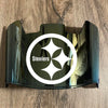 Pittsburgh Steelers Full Size Football Helmet Visor Shield Gold Iridium Mirror w/ Clips - PICK LOGO COLOR