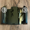 Pittsburgh Steelers Full Size Football Helmet Visor Shield Gold Iridium Mirror w/ Clips - PICK LOGO COLOR