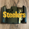 Pittsburgh Steelers Full Size Football Helmet Visor Shield Gold Iridium Mirror w/ Clips - PICK LOGO COLOR