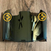 Pittsburgh Steelers Full Size Football Helmet Visor Shield Gold Iridium Mirror w/ Clips - PICK LOGO COLOR