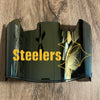 Pittsburgh Steelers Full Size Football Helmet Visor Shield Gold Iridium Mirror w/ Clips - PICK LOGO COLOR